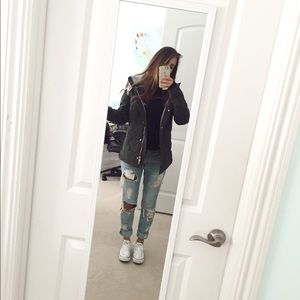 Vineyard Vines Green Waxed Quilted Jacket